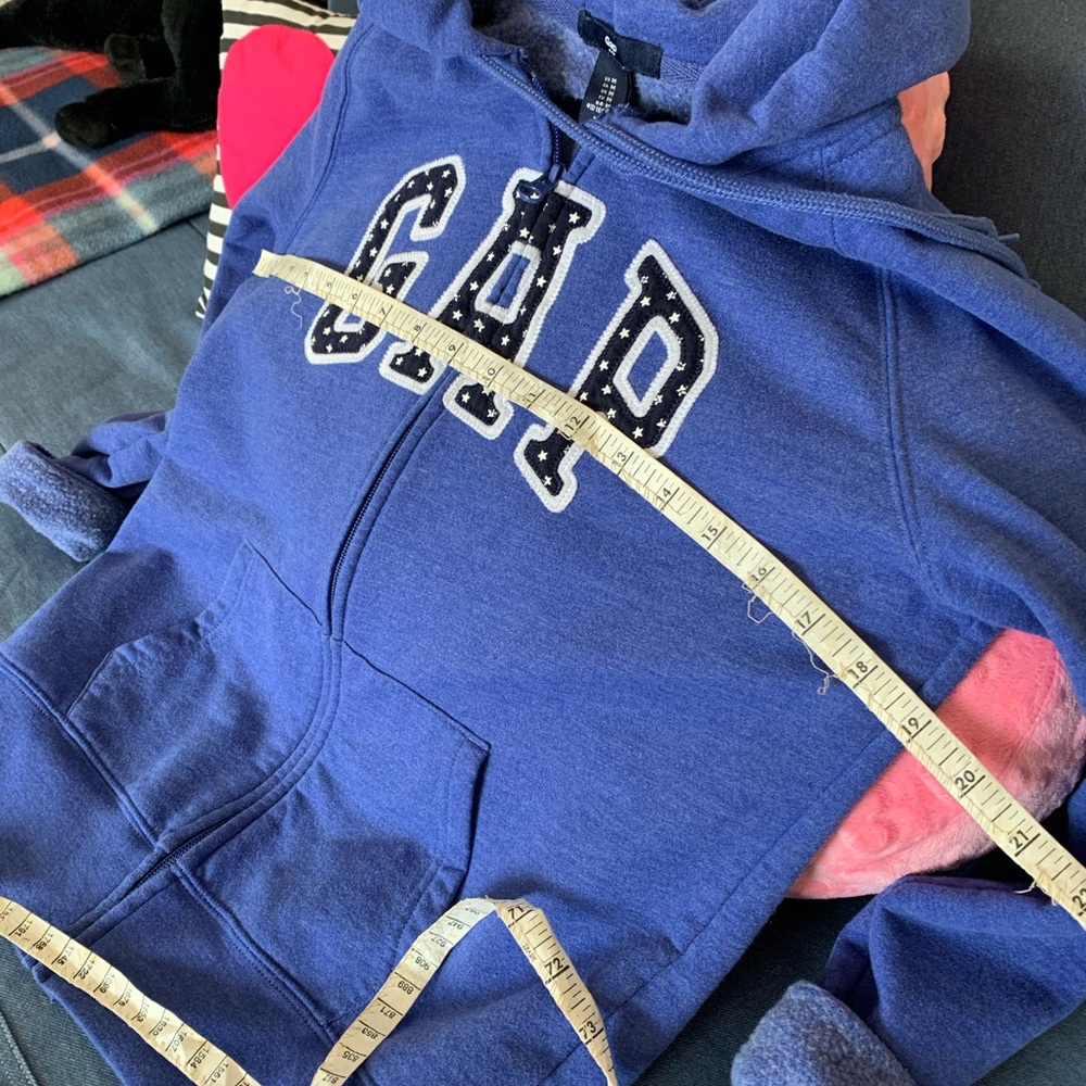 💙 Gap Logo Hoodie Full Zip - Picture 2 of 8